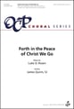 Forth in the Peace of Christ We Go SAB choral sheet music cover